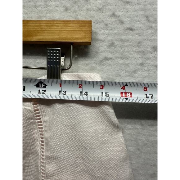 Loft 100% Linen Petal Pink A Line Women Skirt Lined 6 Resort Quiet Luxury Cruise - Picture 3 of 10